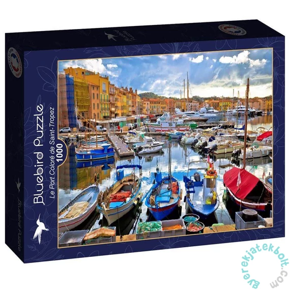 Bluebird 1000 db-os puzzle - Le Port Coloré de Saint-Tropez (90776)