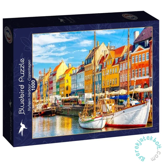 Bluebird 1000 db-os puzzle - Nyhavn Harbour - Copenhagen (90995)