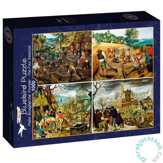 Bluebird 1000 db-os Art by puzzle - Pieter Brueghel the Younger - The Four Seasons (60220)