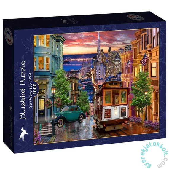 Bluebird 1000 db-os puzzle - San Francisco Trolley (90466)