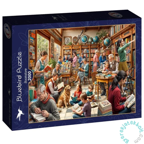 Bluebird  91001 - Bookstore - 2000 db-os puzzle