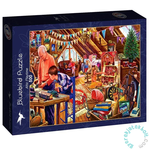 Bluebird 500 db-os puzzle - Attic Playtime (90659)
