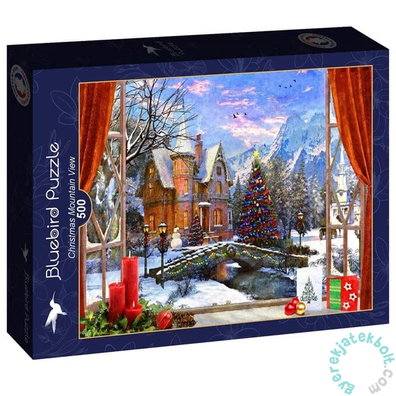 Bluebird 500 db-os puzzle - Christmas Mountain View (90674)