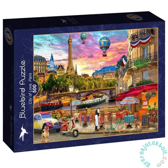 Bluebird 500 db-os puzzle - City of Love, Paris (90830)