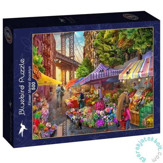 Bluebird 500 db-os puzzle - Flower Market Brooklyn (90913)
