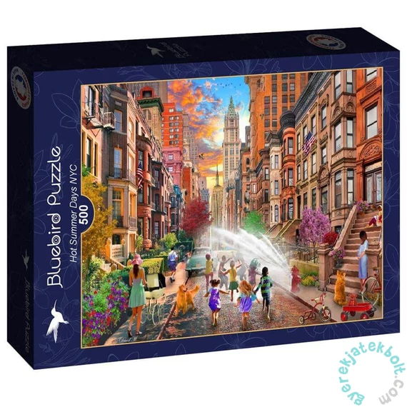 Bluebird  90966 - Hot Summer Days, New York City - 500 db-os puzzle