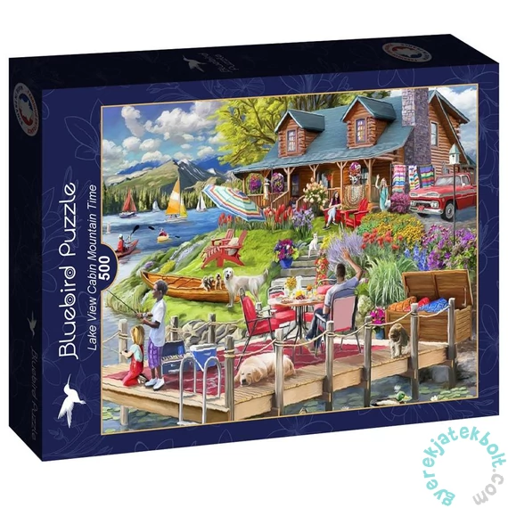 Bluebird 500 db-os puzzle - Lake View Cabin Mountain Time (90939)