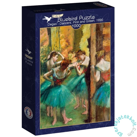 Bluebird 1000 db-os puzzle - Dancers, Pink and Green, Degas, 1890 (60242)