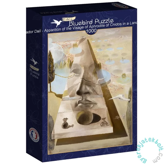 Bluebird 1000 db-os puzzle - Apparition of the Visage of Aphrodite of Cnidos in a Landscape, Salvador Dalí, c. 1981 (60325)