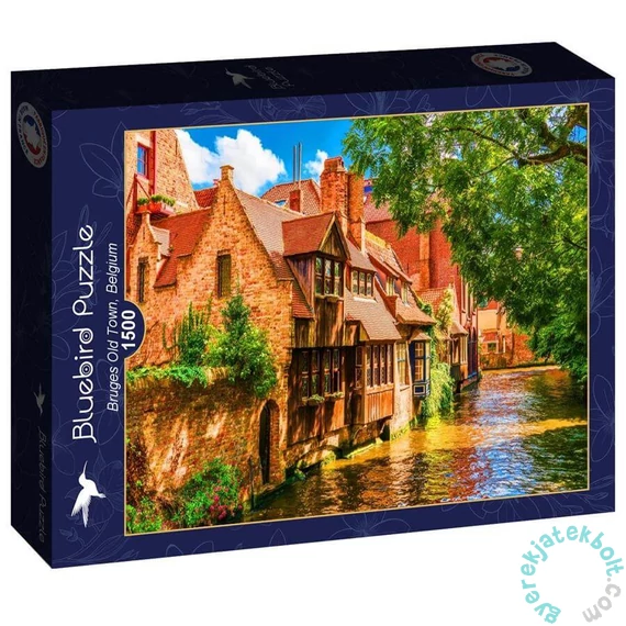 Bluebird 1500 db-os puzzle - Bruges Old Town, Belgium (90505)