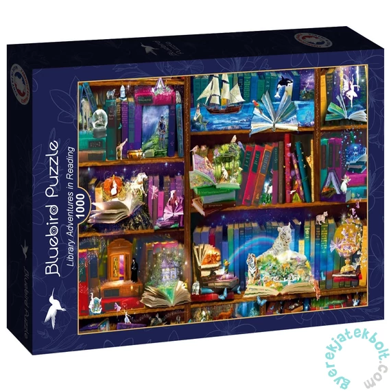 Bluebird 1000 db-os puzzle - Library Adventures in Reading (90853)