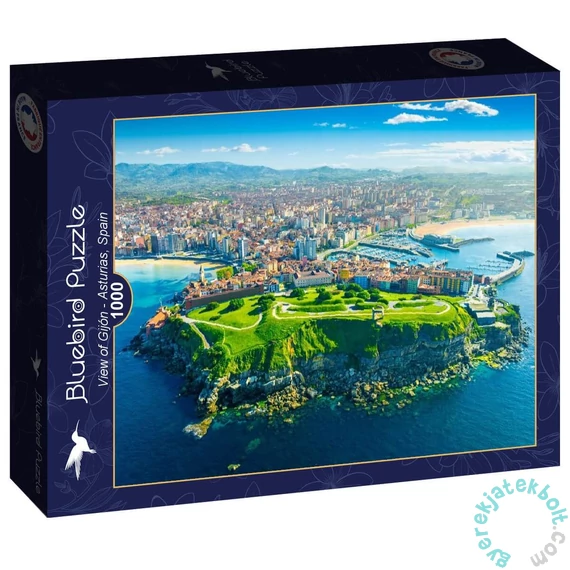 Bluebird 1000 db-os puzzle - View of Gijón - Asturias, Spain (91027)