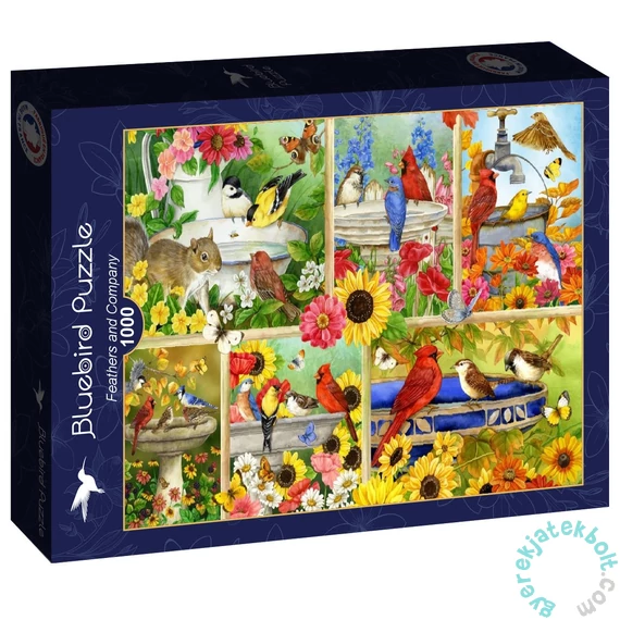 Bluebird 1000 db-os puzzle - Feathers and Company (91040)