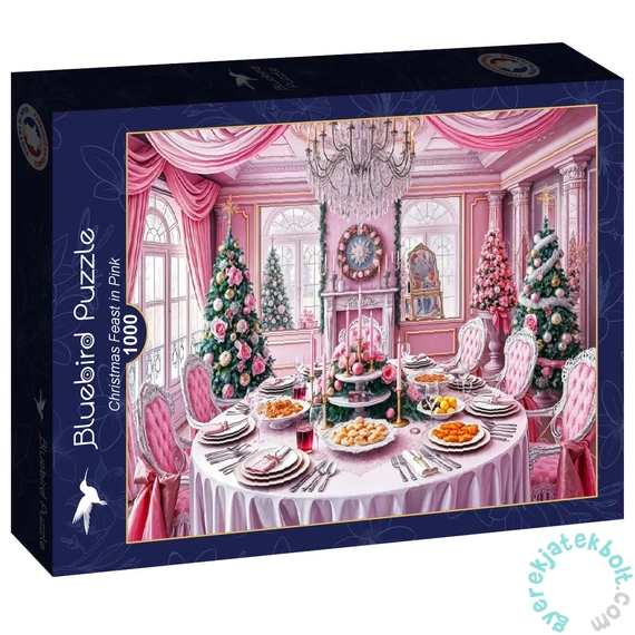 Bluebird 1000 db-os puzzle - Christmas Feast in Pink (91081)