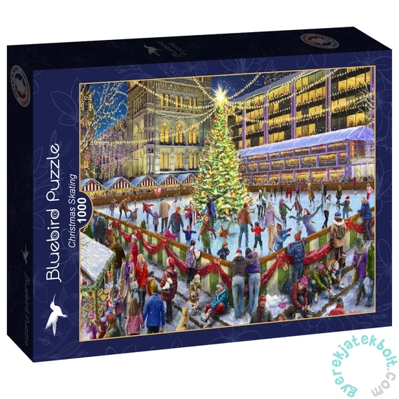 Bluebird 1000 db-os puzzle - Christmas Skating (91088)