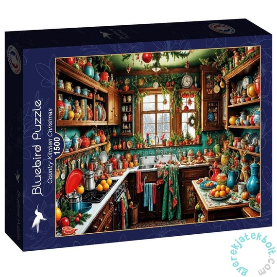 Bluebird 1500 db-os puzzle - Country Kitchen Christmas (91092)