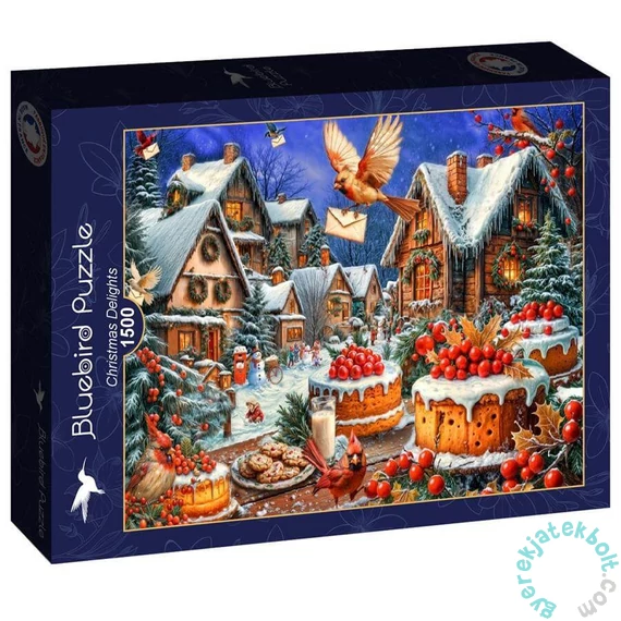 Bluebird 1500 db-os puzzle - Christmas Delights (91094)