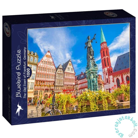 Bluebird 1000 db-os puzzle - The Old Town of Frankfurt, Germany (91109)