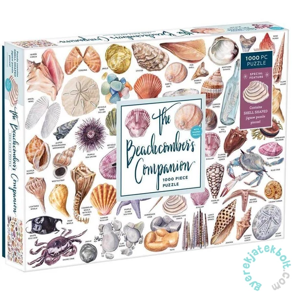 Galison 1000 db-os puzzle különleges formákkal - The Beachcomber’s Companion (57051)