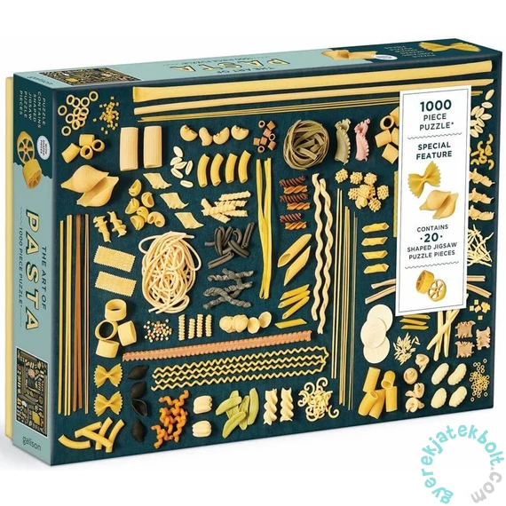 Galison 1000 db-os puzzle különleges formákkal - The Art of Pasta (76953)