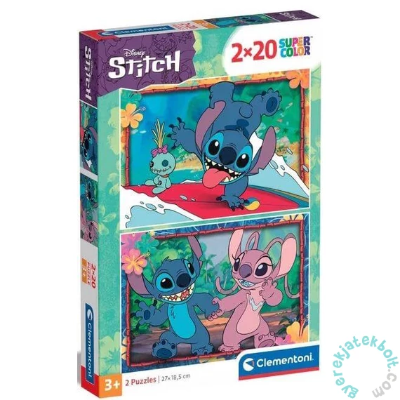 Clementoni 2 x 20 db-os puzzle - Stitch (24809)