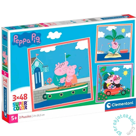 Clementoni 3 x 48 db-os puzzle - Peppa malac (25293)