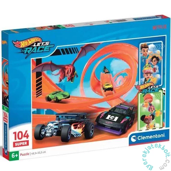 Clementoni 104 db-os puzzle - Hot Wheels (25776)