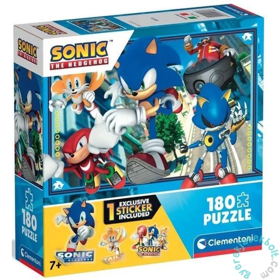 Clementoni 180 db-os puzzle - Sonic (29798)