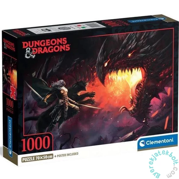Clementoni 1000 db-os puzzle - Dungeons and Dragons (39960)