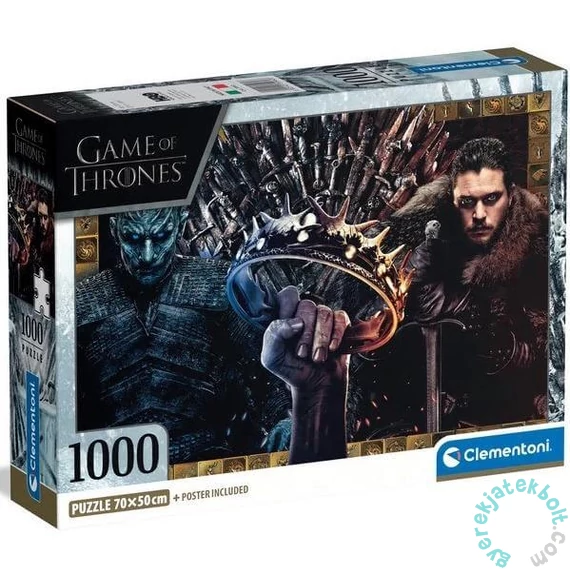 Clementoni 1000 db-os puzzle - Trónok Harca 2 (39962)