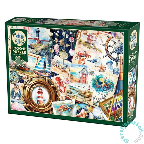 Cobble Hill 1000 db-os puzzle - Seashore Sketchbook (40308)