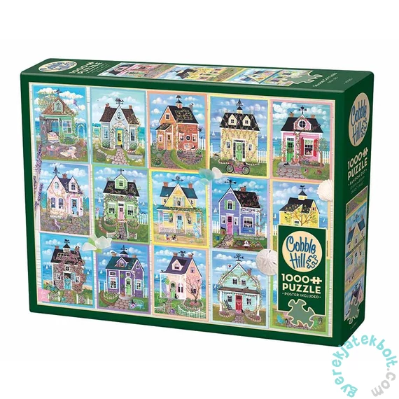 Cobble Hill 1000 db-os puzzle - Seaside Cottages (40285)