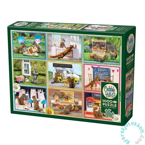Cobble Hill 1000 db-os puzzle - Squirrels Around Town (40297)