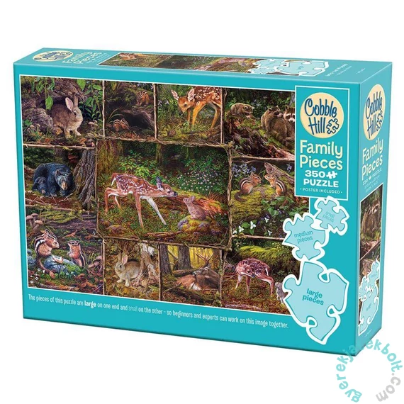 Cobble Hill 350 db-os Family puzzle - Into the Woods (47049)