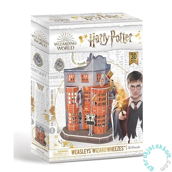 CubicFun 62 db-os 3D puzzle - Harry Potter- Weasley Varázsvállalat (DS1007)