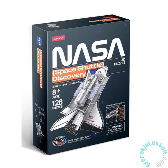 CubicFun 126 db-os 3D puzzle - NASA - Discovery űrsikló (DS1057)