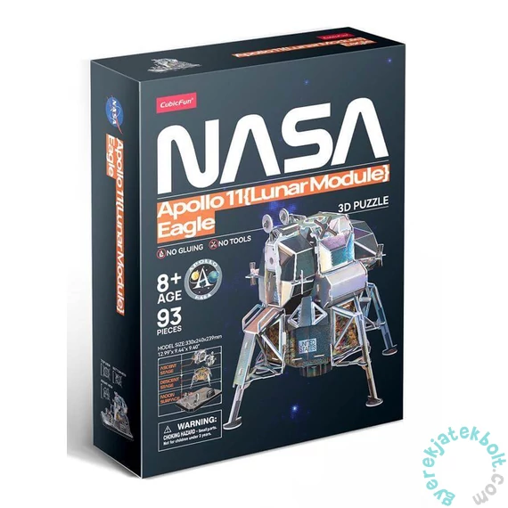 CubicFun 93 db-os 3D puzzle - NASA - Apollo 11 Lunar Module (DS1058)