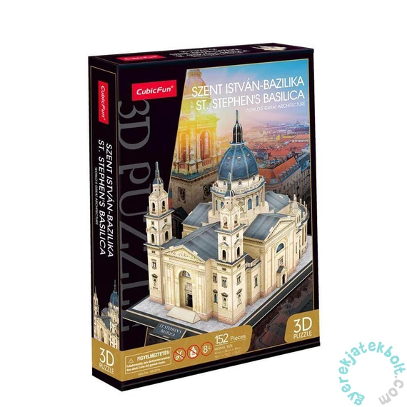 CubicFun 152 db-os 3D puzzle - Szent István Bazilika (MC225)