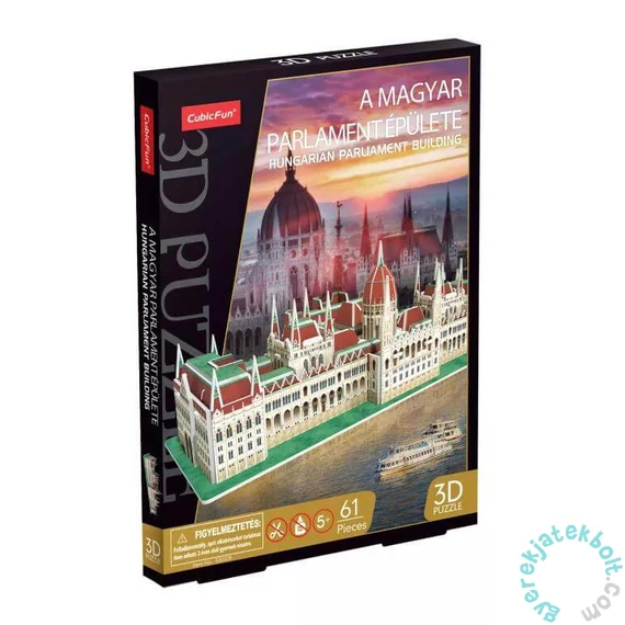 CubicFun 61 db-os 3D puzzle - Mini Parlament (S3032)