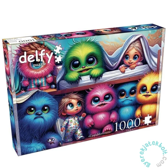 Delfy 1000 db-os puzzle - Cool monsters (DE-24006)