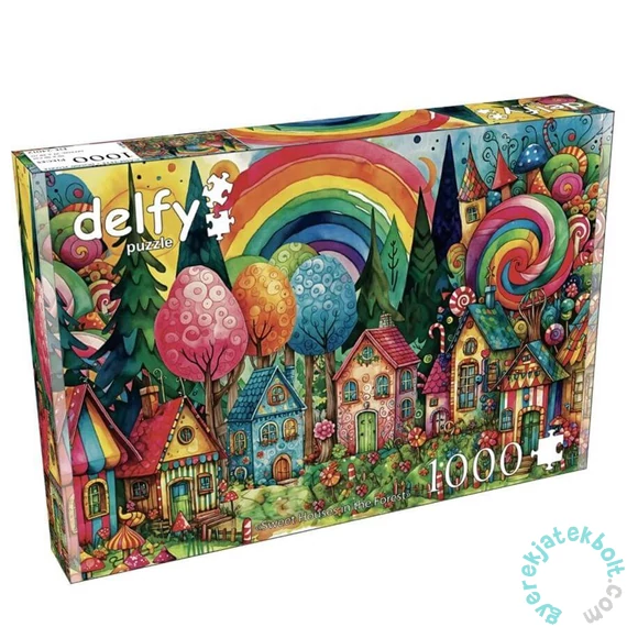 Delfy 1000 db-os puzzle - Sweet houses in the forest (DE-24012)