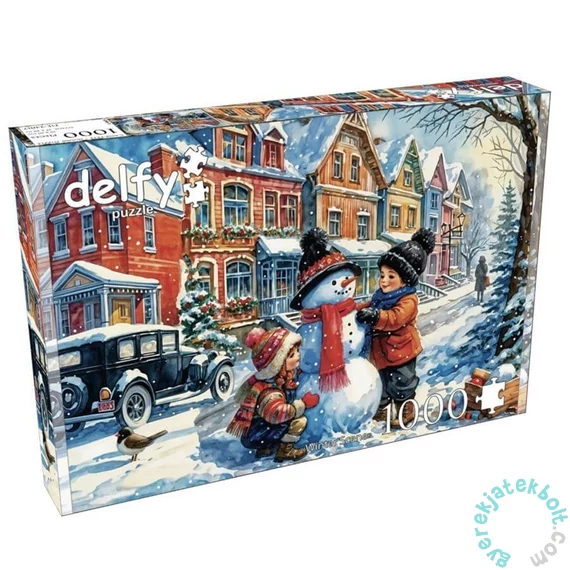 Delfy 1000 db-os puzzle - Winter scene (DE-24017)