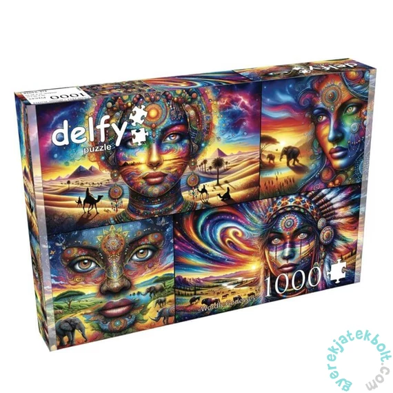 Delfy 1000 db-os puzzle - Worldly goddesses (DE-24018)