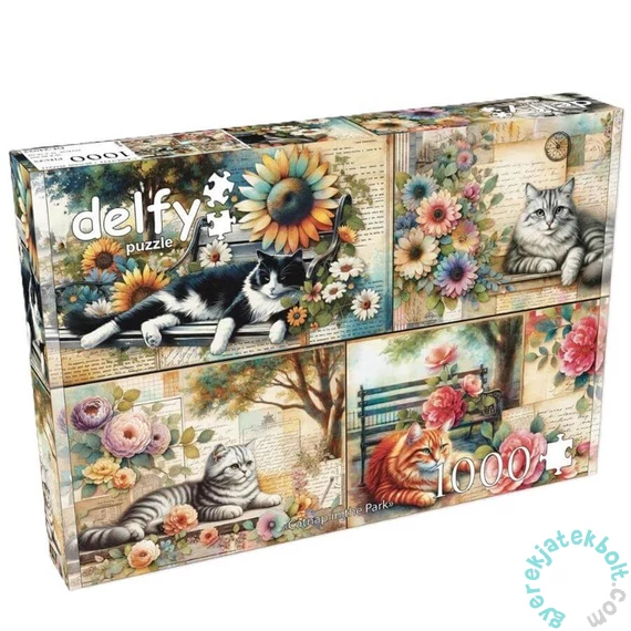 Delfy 1000 db-os puzzle - Catnap in the park (DE-24022)