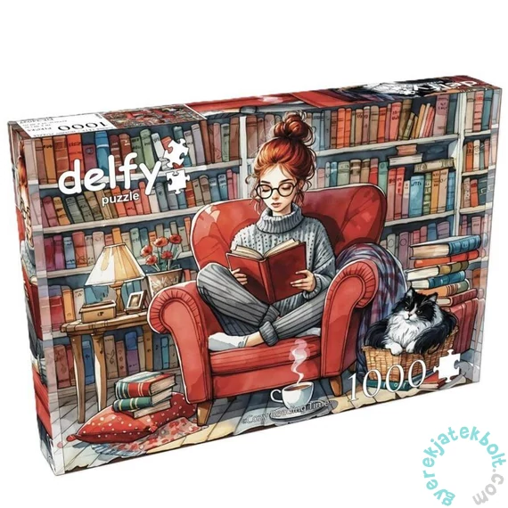 Delfy 1000 db-os puzzle - Cozy reading time (DE-24027)