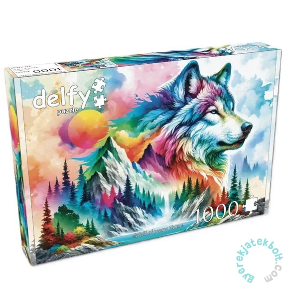 Delfy 1000 db-os puzzle - Wolf of many hues (DE-24045)