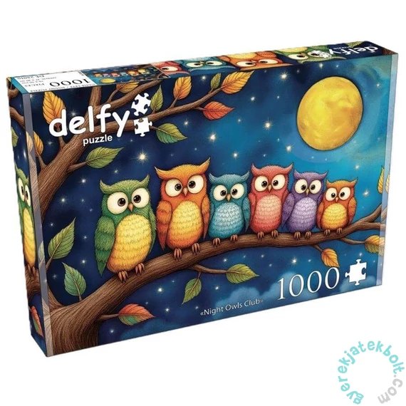 Delfy 1000 db-os puzzle - Night owls club (DE-25016)