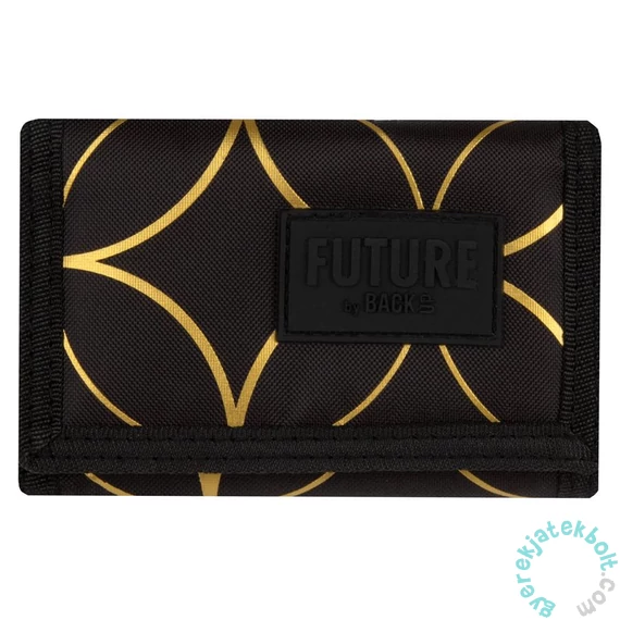 Future by BackUp pénztárca - Fekete-arany (PFDF39)