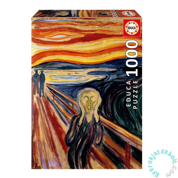 Educa 1000 db-os puzzle - A sikoly, Edvard Munch (20308)