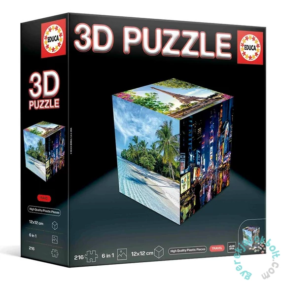 Educa 216 db-os 3D puzzle - Utazás (20124)